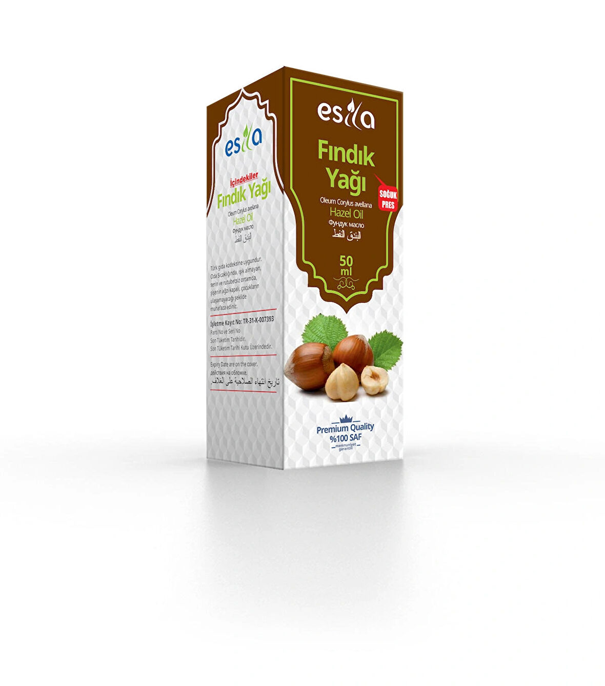 Esila Fındık Yağı 50 ml.