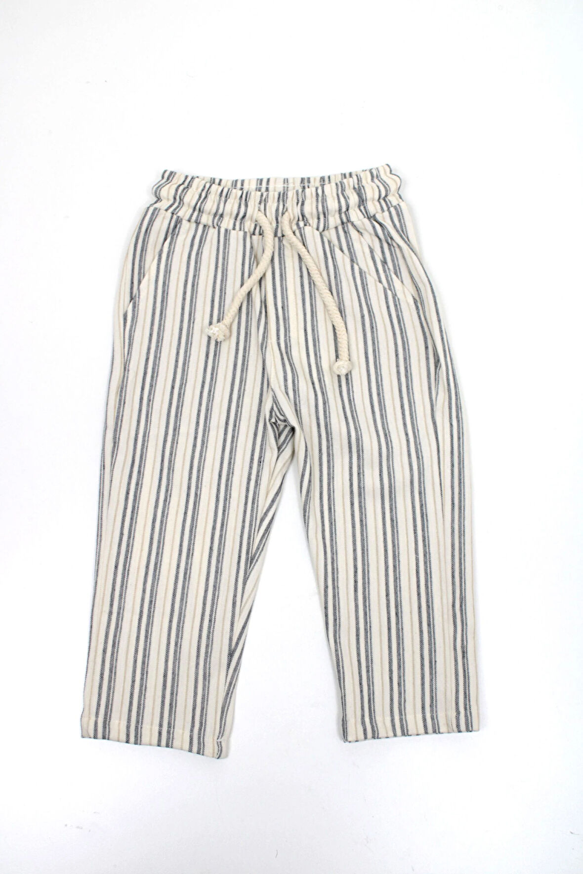 Erkek Çocuk Örme Çizgili Pantolon 125232