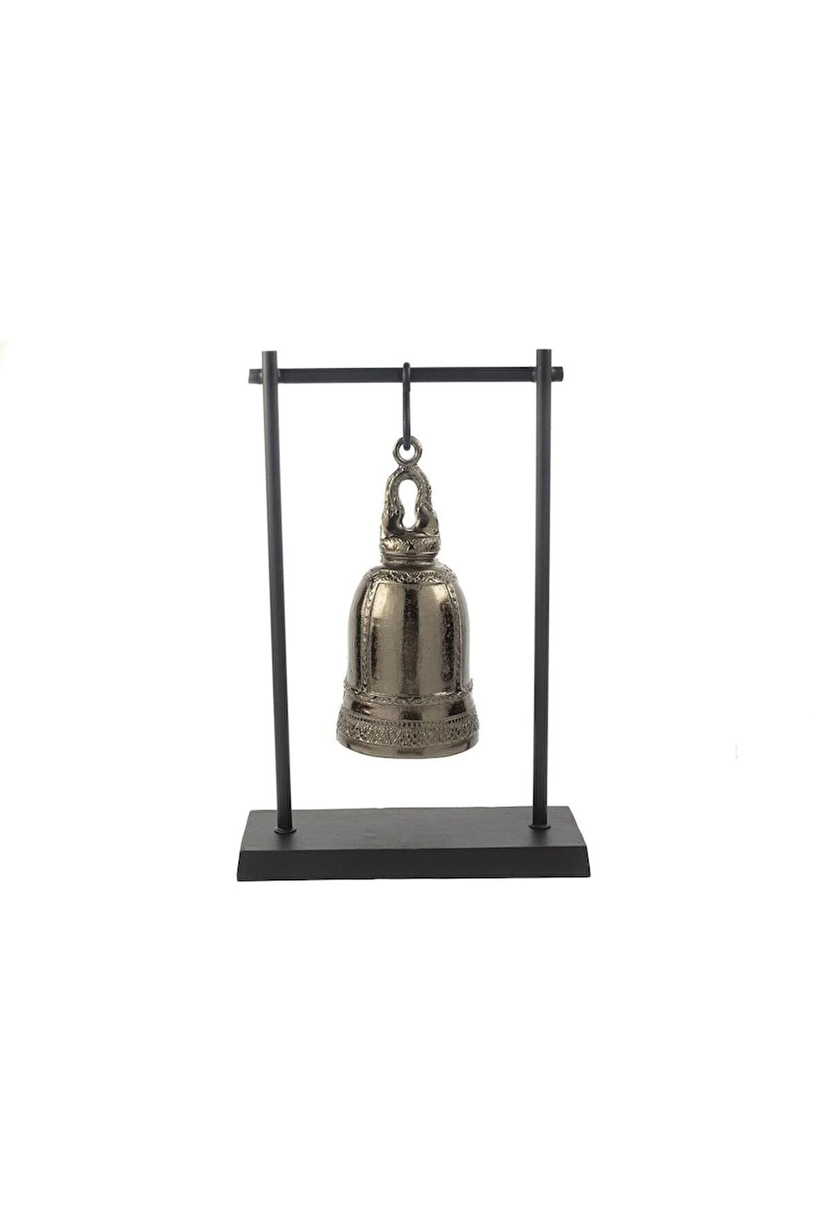 Gold Siyah Çan Dekor Obje 37x13x56cm