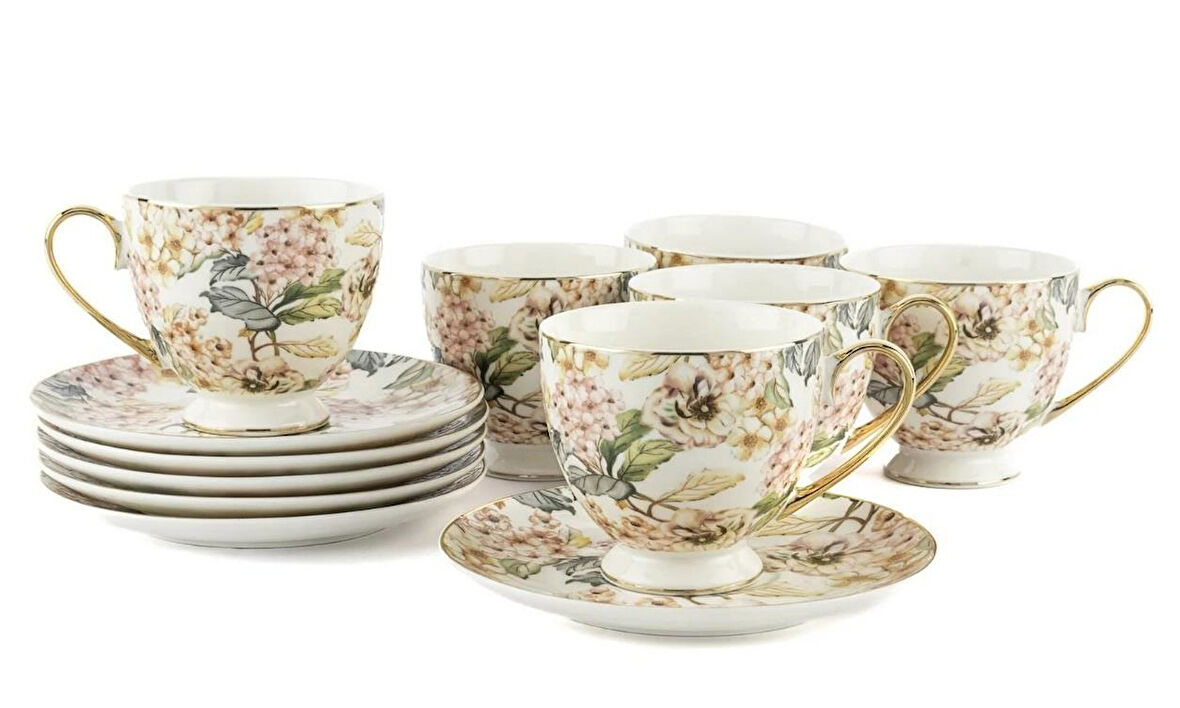 Mikasa Moor Floral Land 6lı Çay Fincanı Seti 200cc P366.383602