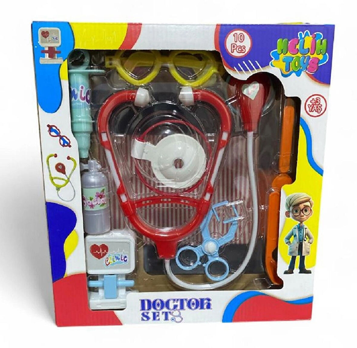 9 Parça Kutulu Eğitici Doktor Seti 3512