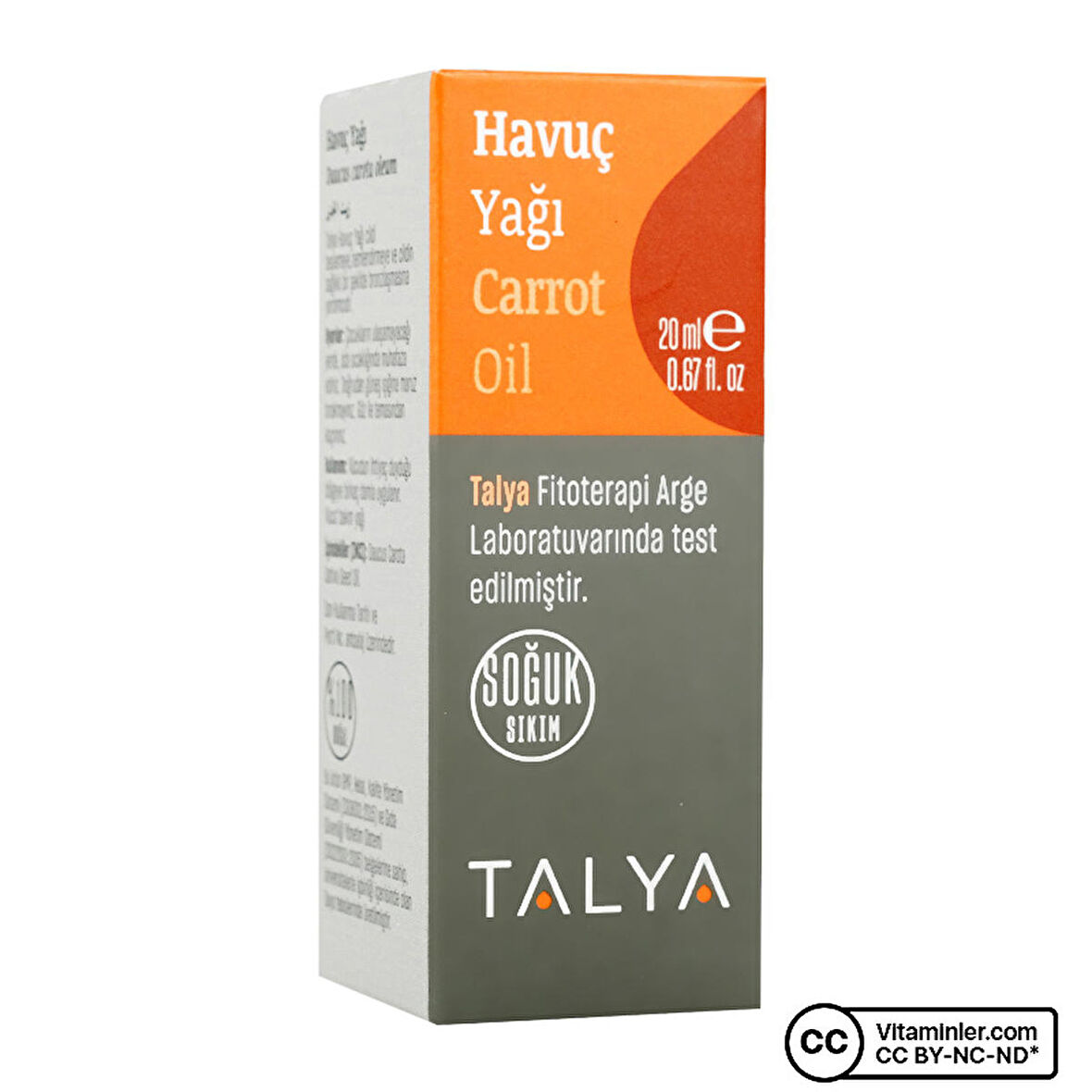 Talya Havuç Yağı 20 mL - AROMASIZ