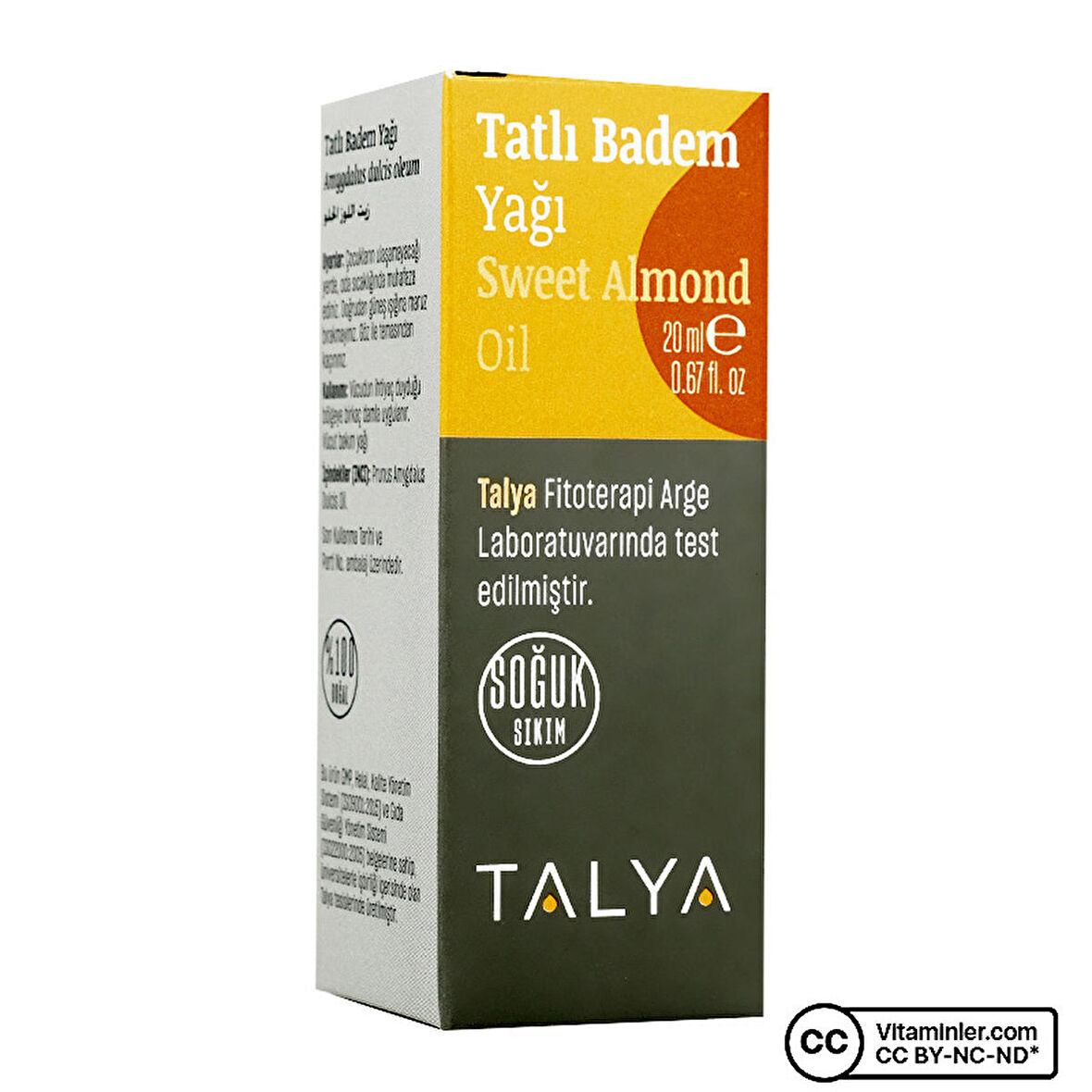 Talya Tatlı Badem Yağı 20 mL - AROMASIZ