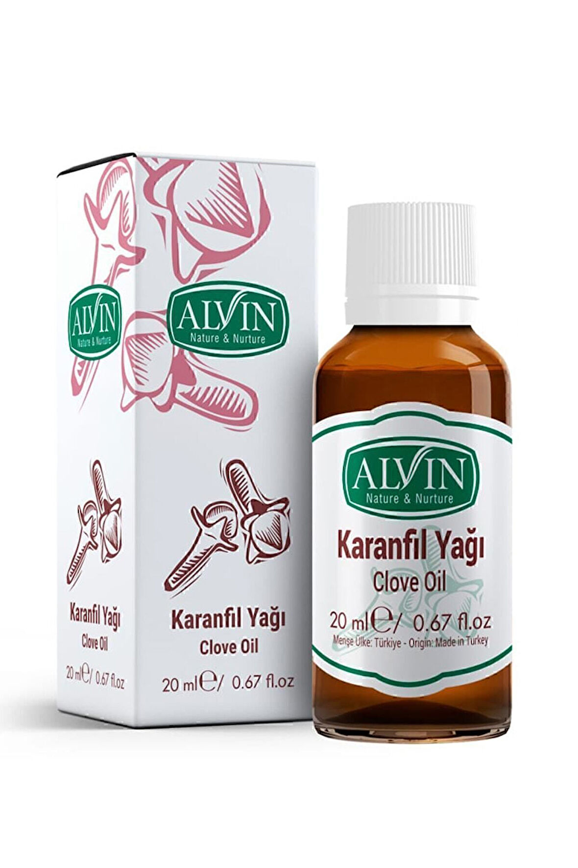 Karanfil Yağı (Clove Oil), Doğal, 20 ml