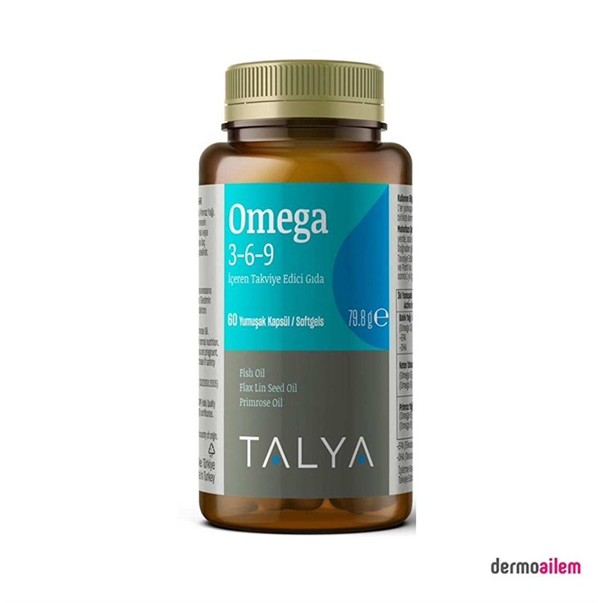 Omega 3-6-9 Içeren Takviye Edici Gıda, Balık Yağı, 60 Yumuşak Kapsül