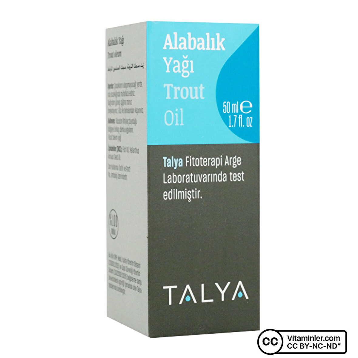 Alabalık Yağı, Soğuk Sıkım, %100 Saf Ve Doğal, 50 ml