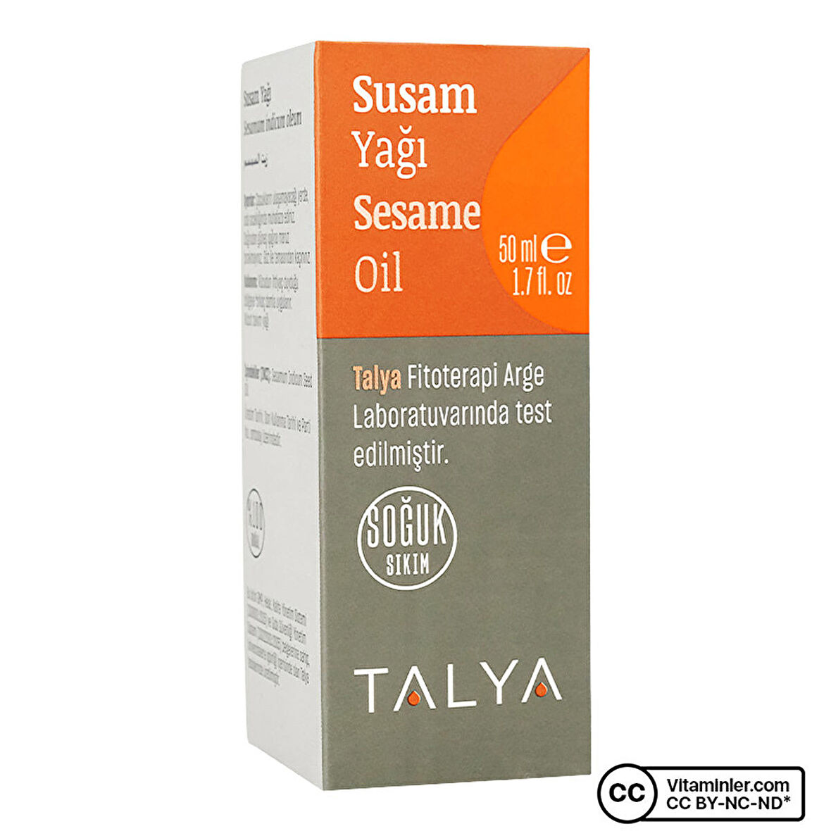 Susam Yağı, Soğuk Sıkım, %100 Saf Ve Doğal, 50 ml