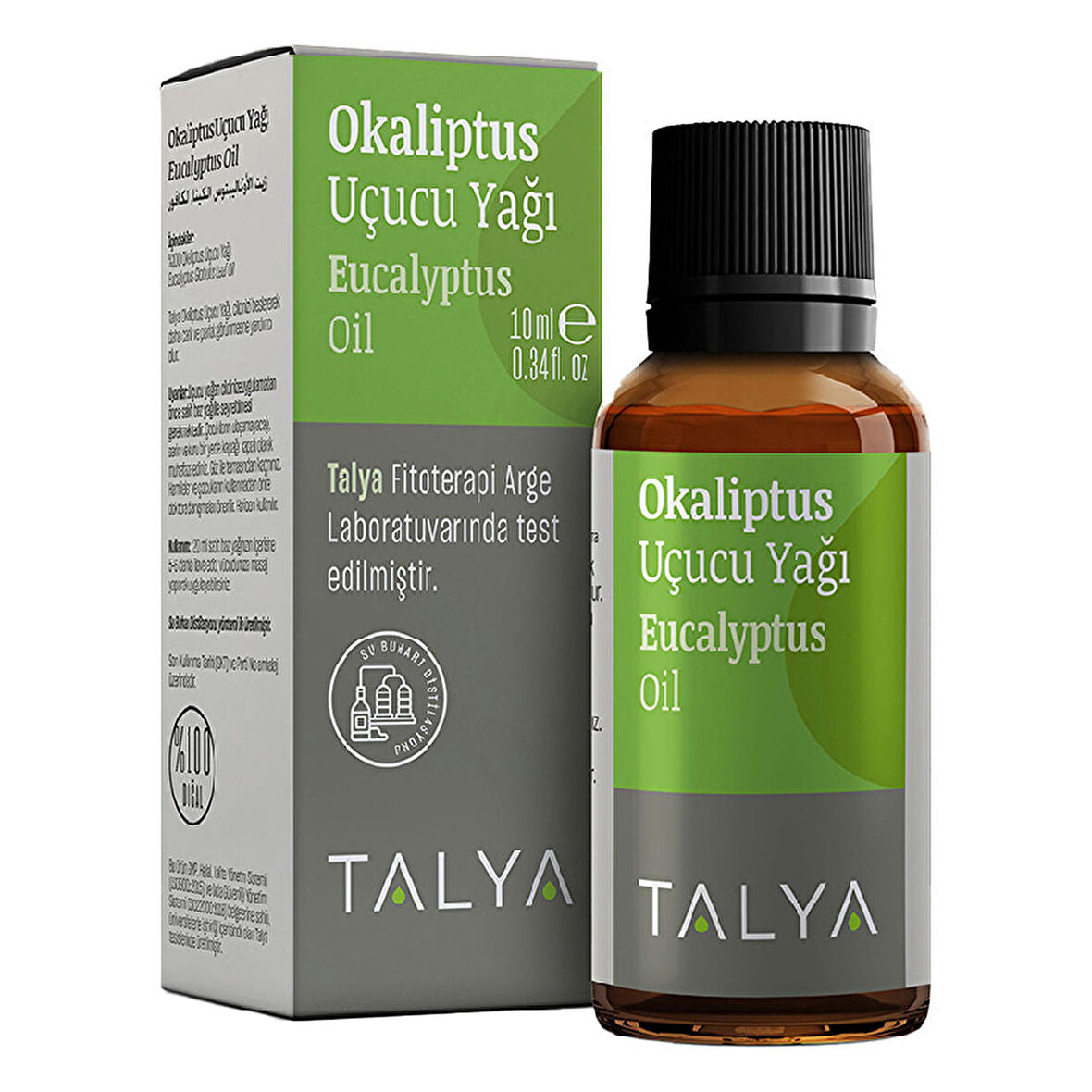 Okaliptus Uçucu Yağı (Eucalyptus Essential Oil), %100 Saf ve Doğal, 10 ml