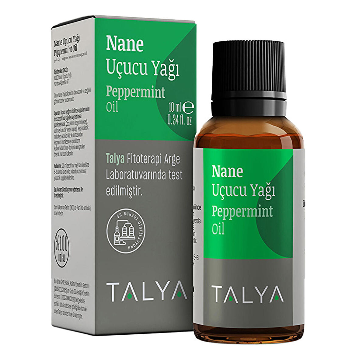 Nane Uçucu Yağı (Peppermint Essential Oil), %100 Saf ve Doğal, 10 ml