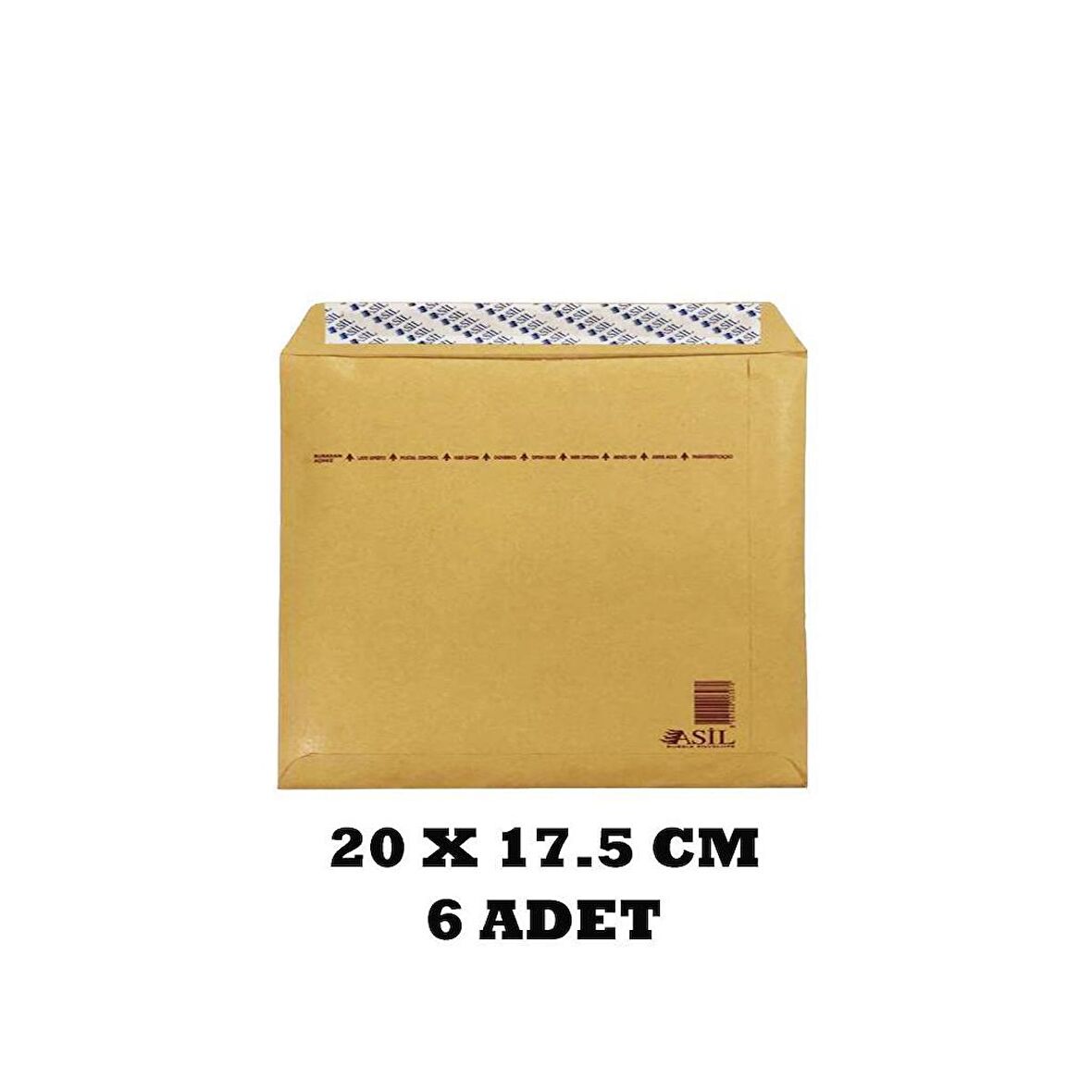 Asil CD 20 x 17.5 Cm Formula Hava Kabarcıklı Zarf No : AS-9110 6'LI
