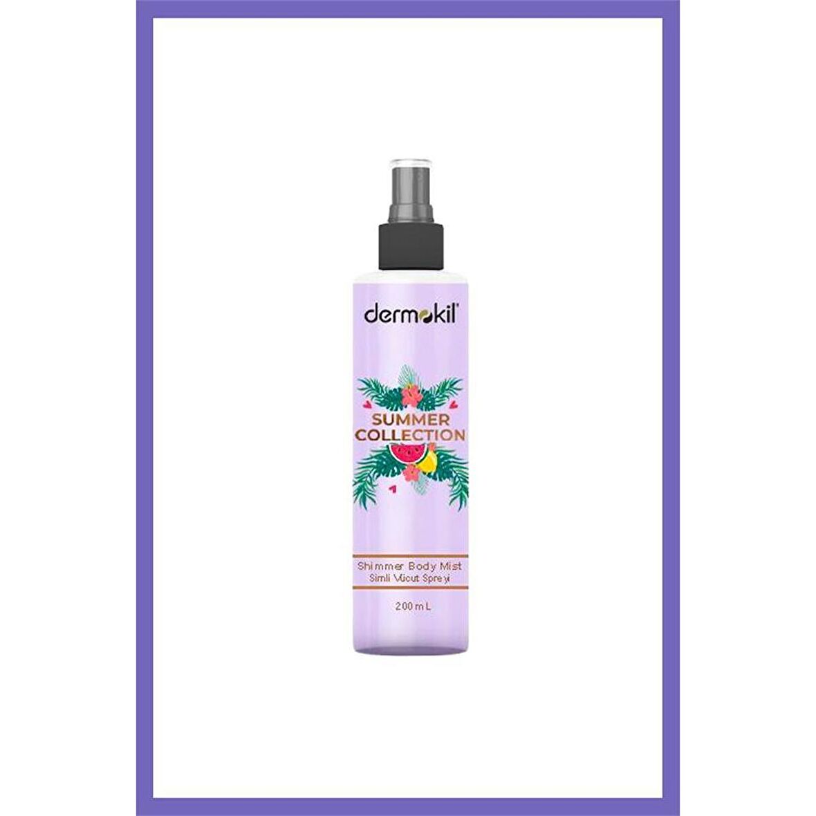 Dermokil Body Mist Summer Işıltılı Vücut Simi Bayan 200 Ml