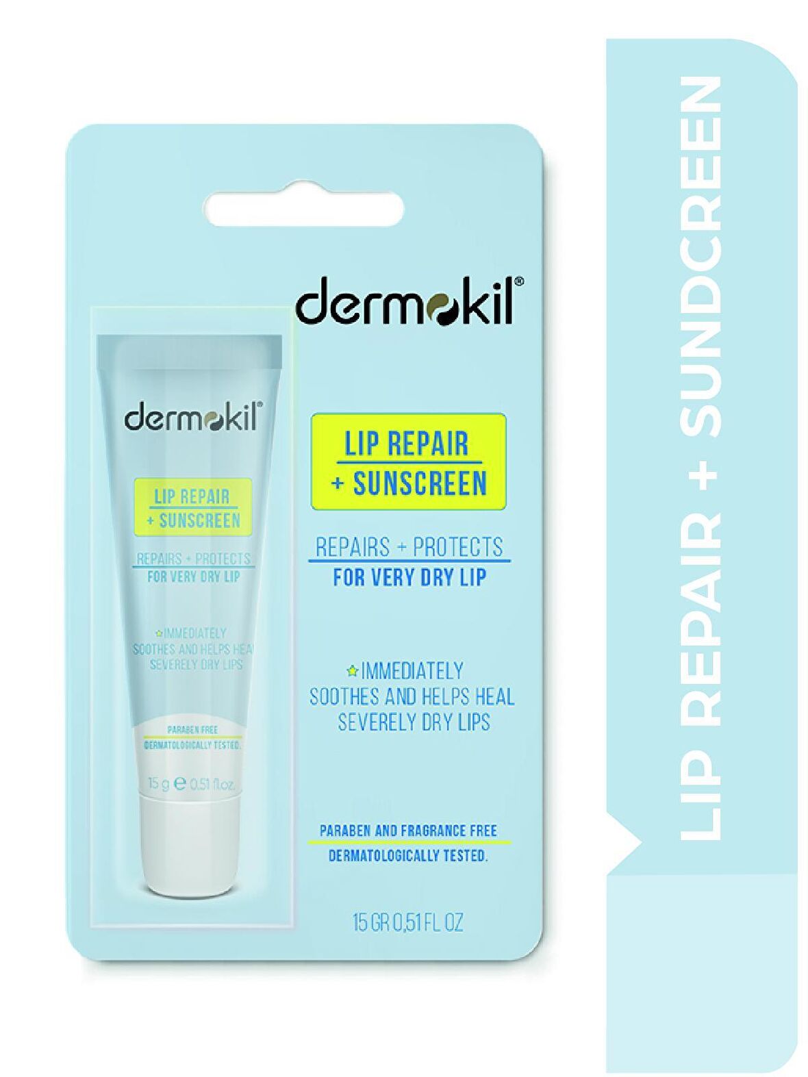 DERMOKİL REPAIR & SUNSCREEN LIP BALM 15 ml