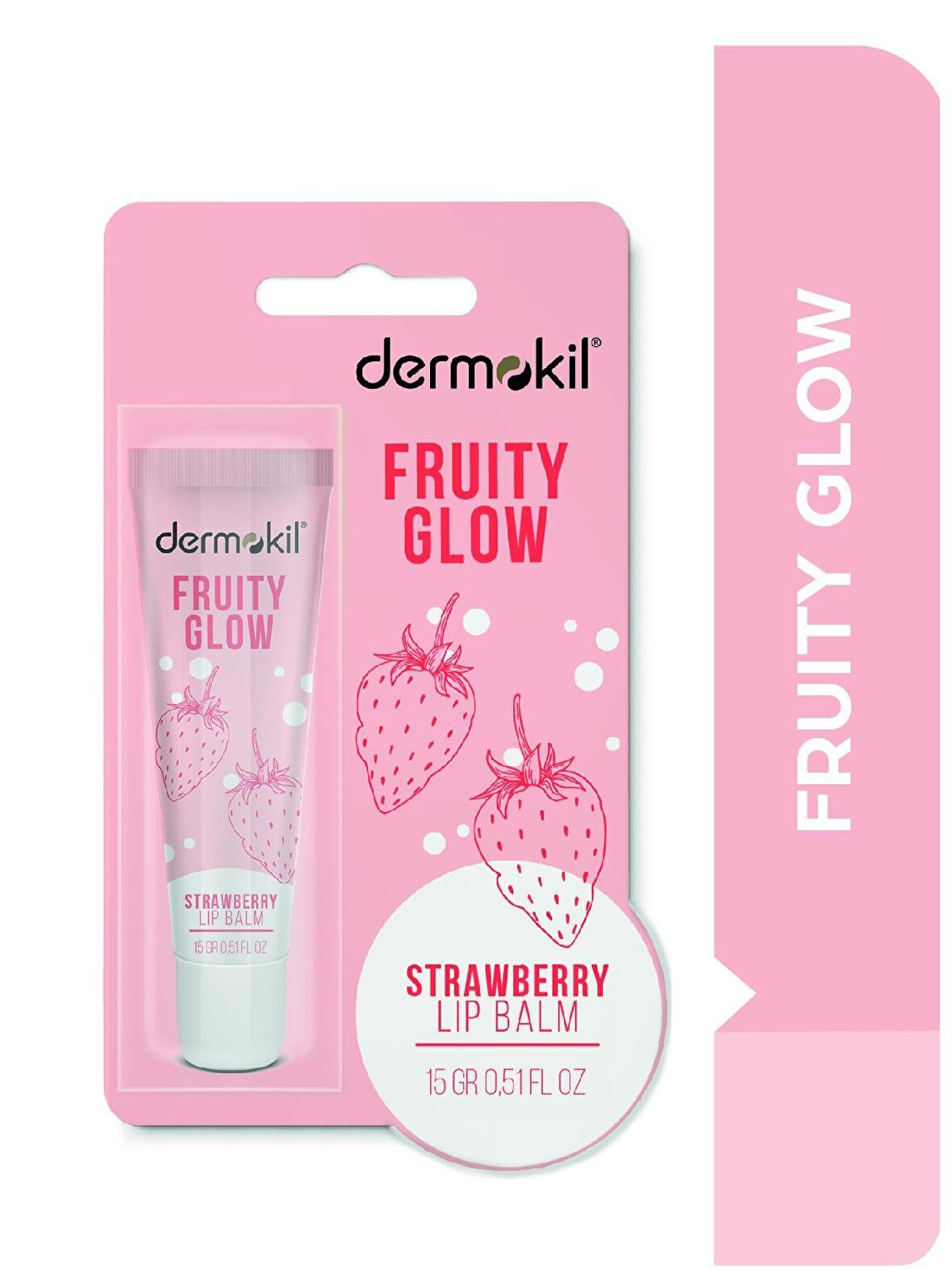 DERMOKİL FRUITY GLOW CILEK LIP BALM 15 ML