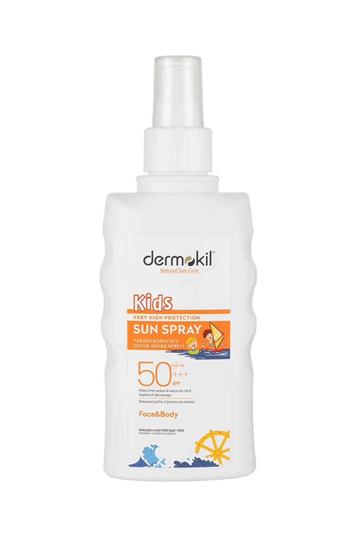 50+++SPF Yüksek Koruyucu Çocuk Güneş Spreyi 200 ml