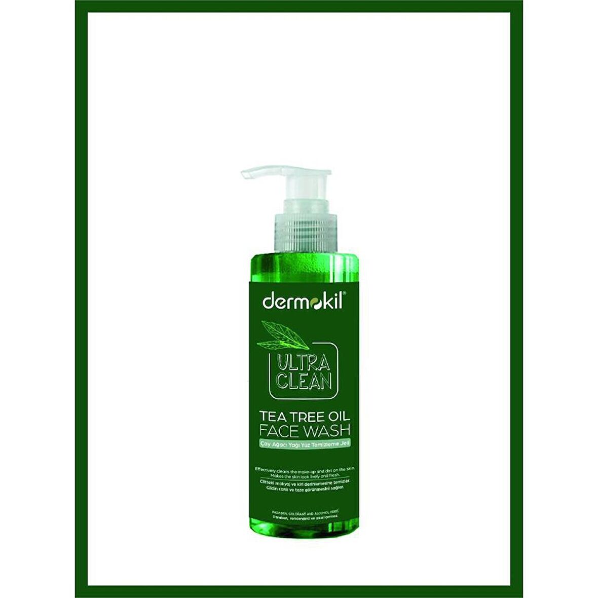 DERMOKİL Çay Ağacı Yağı Yüz Temizleme Jeli 300 ml