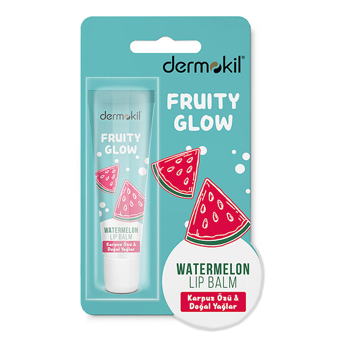 Dermokil Karpuz Özü ve Doğal Yağlar Lip Balm 15 ml