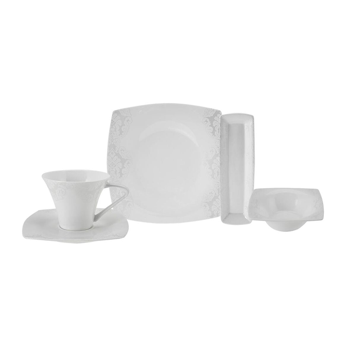 Karaca Kahvaltı Seti Fıne Pearl 28 Parça Node