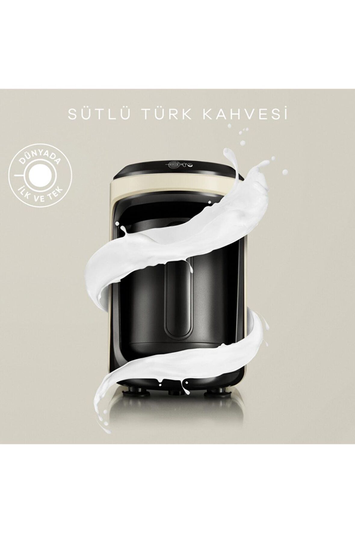 Karaca Hatır Hüps Sütlü Türk Kahve Makinesi Krem