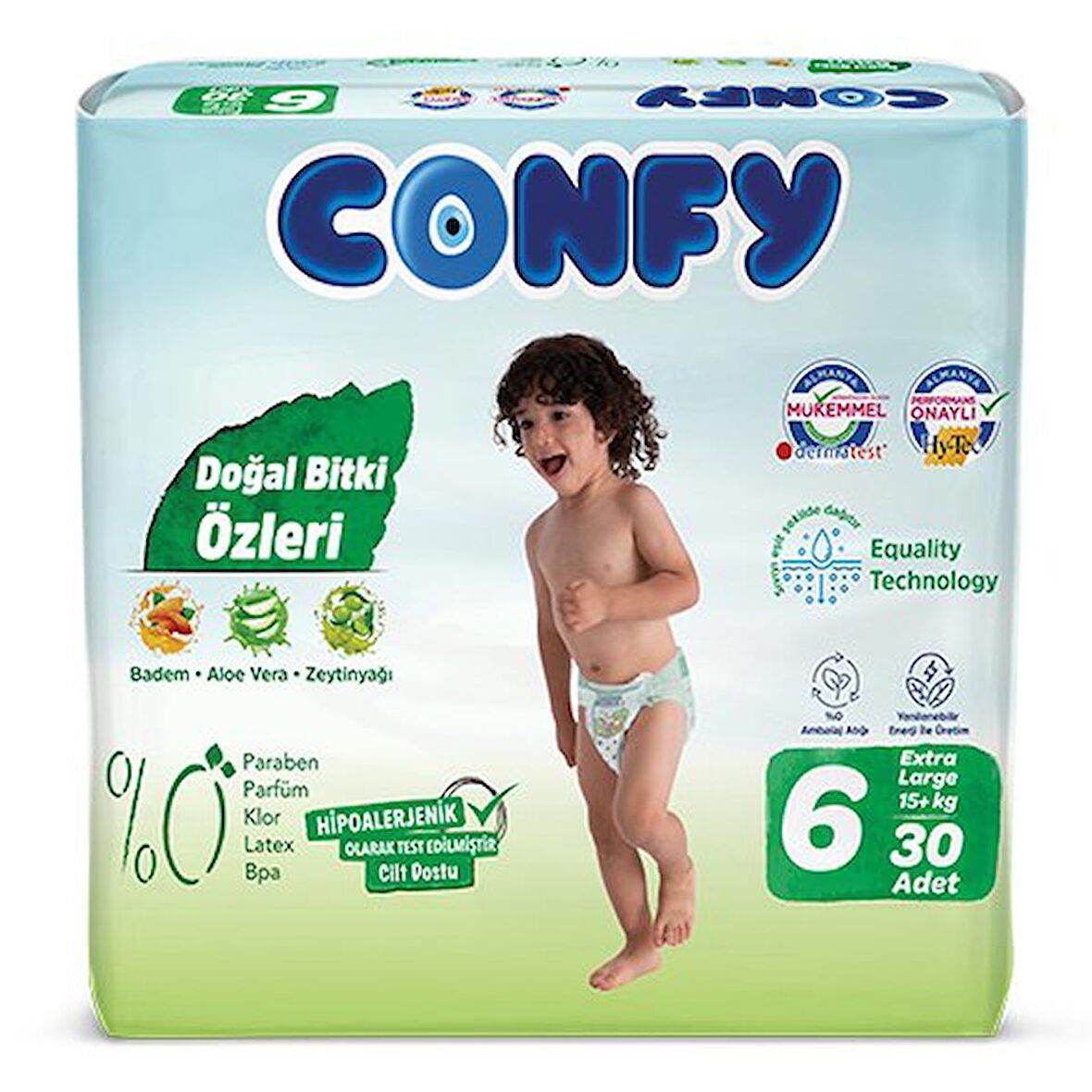 Confy 6 Numara X Large 30'lu Bel Bantlı Bez