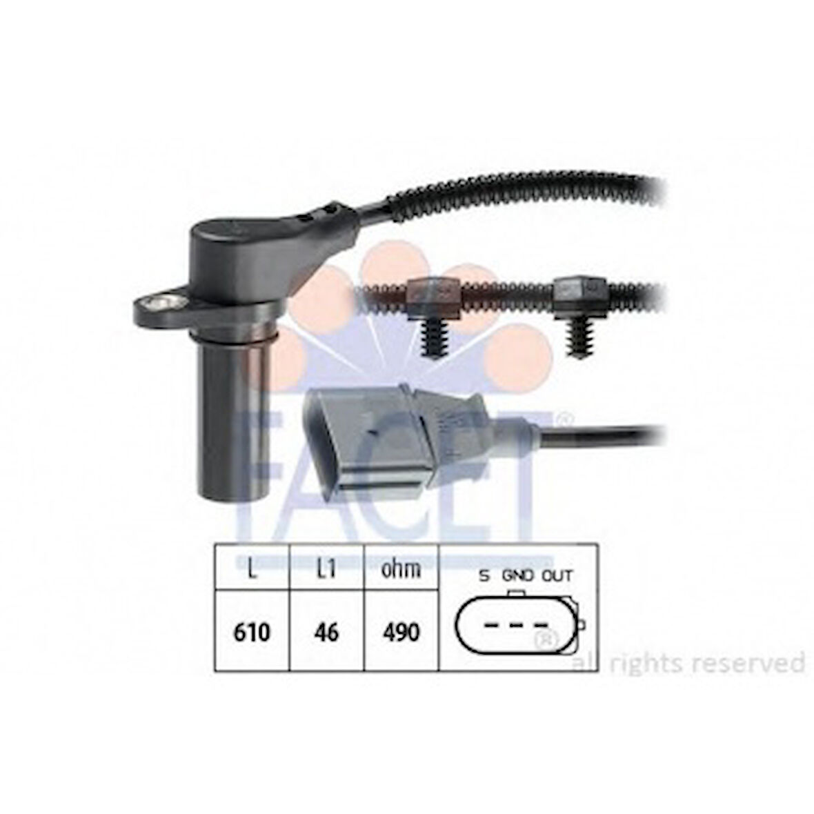 Vag Krank MILI Devir Sensoru 1,2 1,4tdi Polo Lupo A2 Arosa Cordoba İbiza Fabıa Roomster - Facet 9.0259