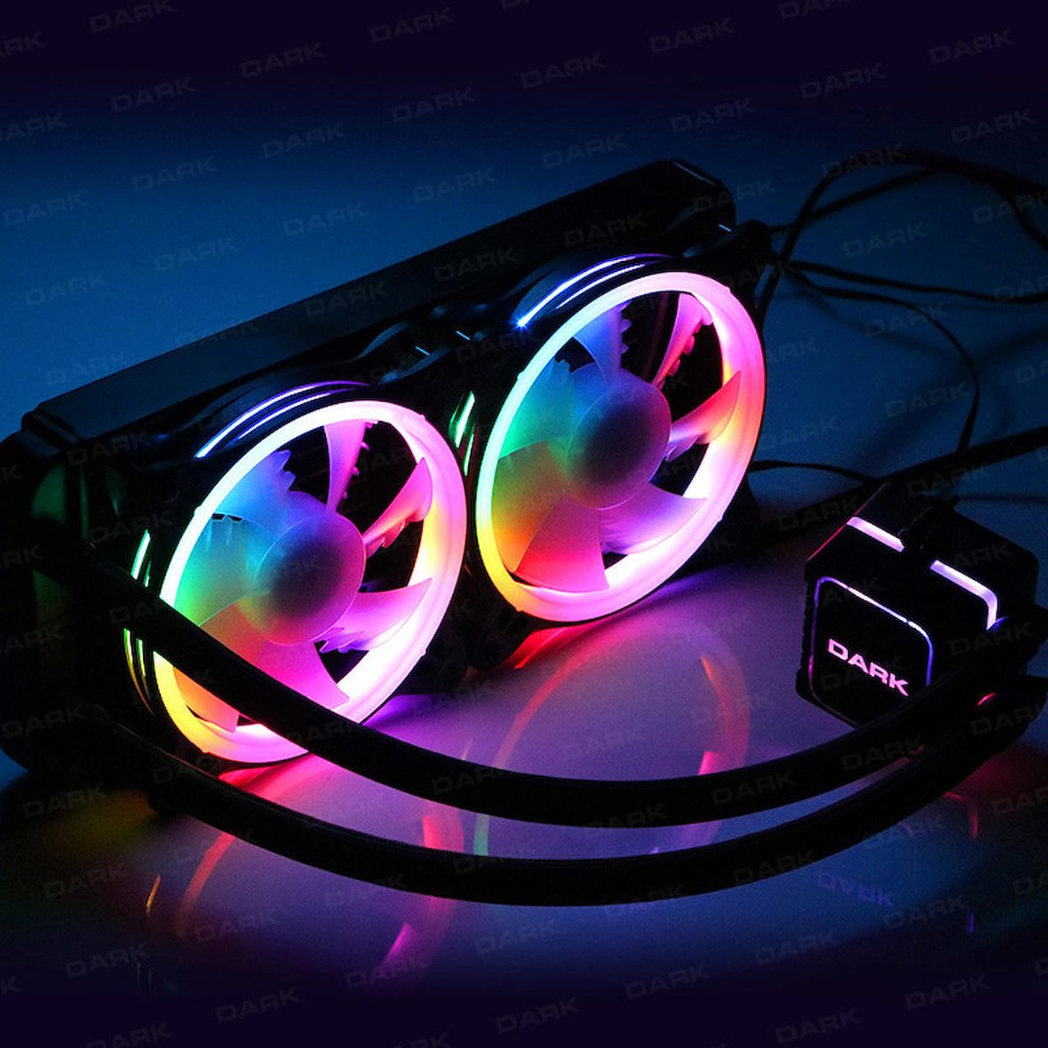 Dark DKCCW244 AquaForce W244 2x12 cm Adressable RGB Fanlı Sıvı Soğutma ...