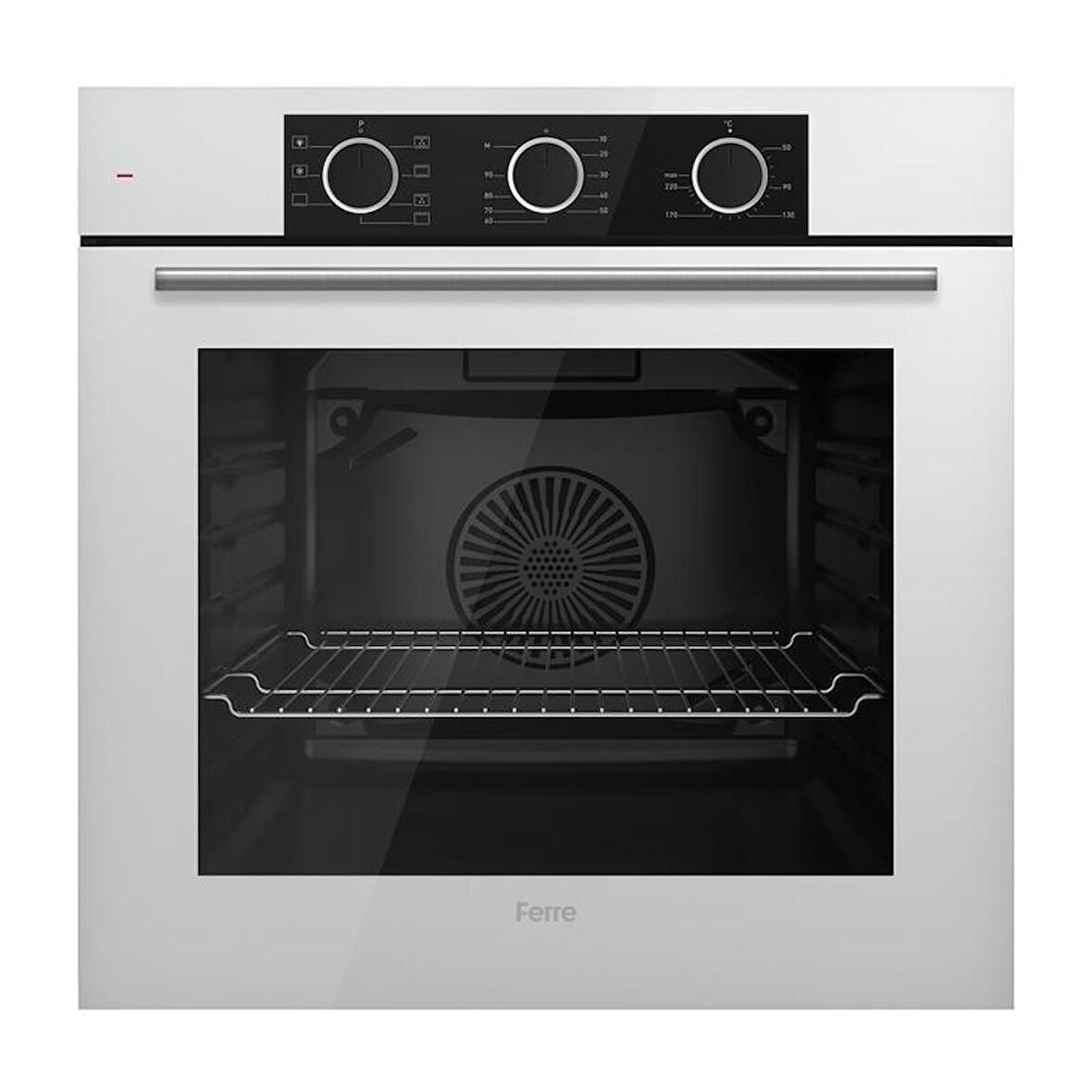 Ferre FLOWART BASIC Serisi Beyaz Ankastre Set (ED076+ XE62CB + D081 )