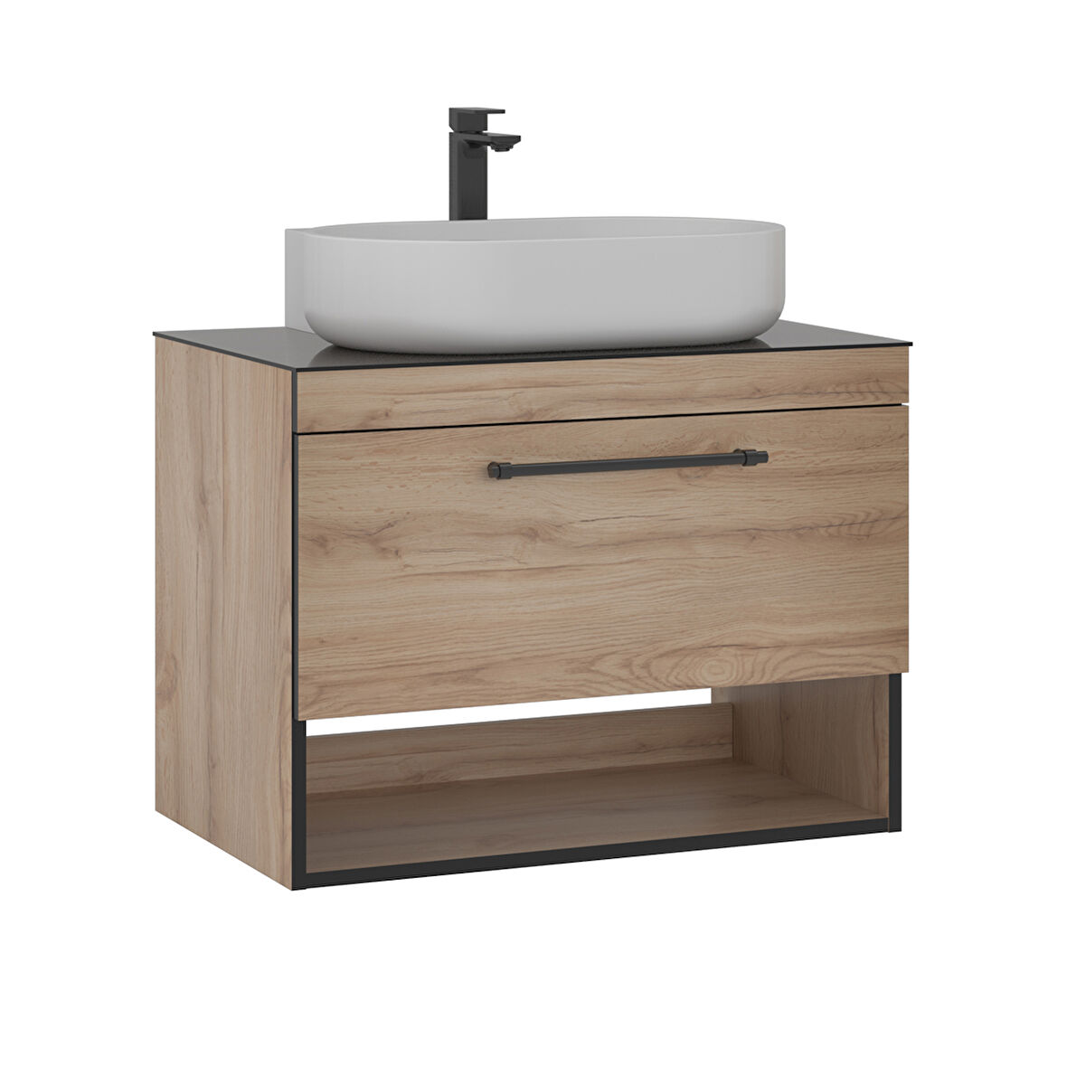Orka Knidos 90 Cm Banyo Alt Dolabı Lavabo Dahil Legnano