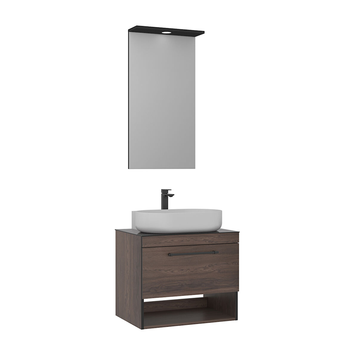 Orka Knidos 70 Cm Banyo Dolabı Takımı Navaro