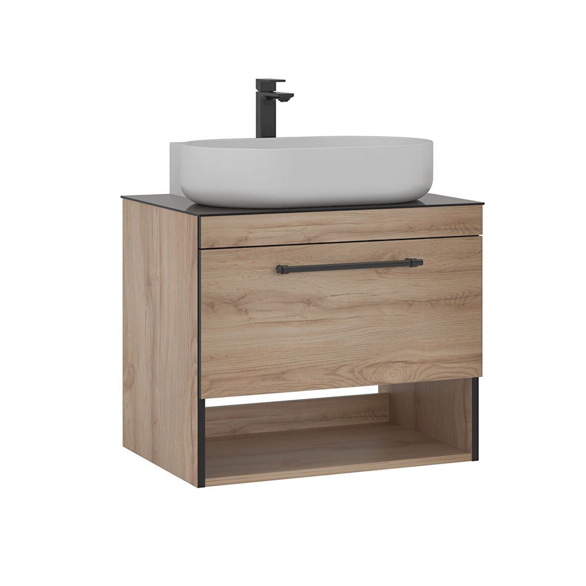 Orka Knidos 70 Cm Banyo Alt Dolabı Lavabo Dahil Legnano