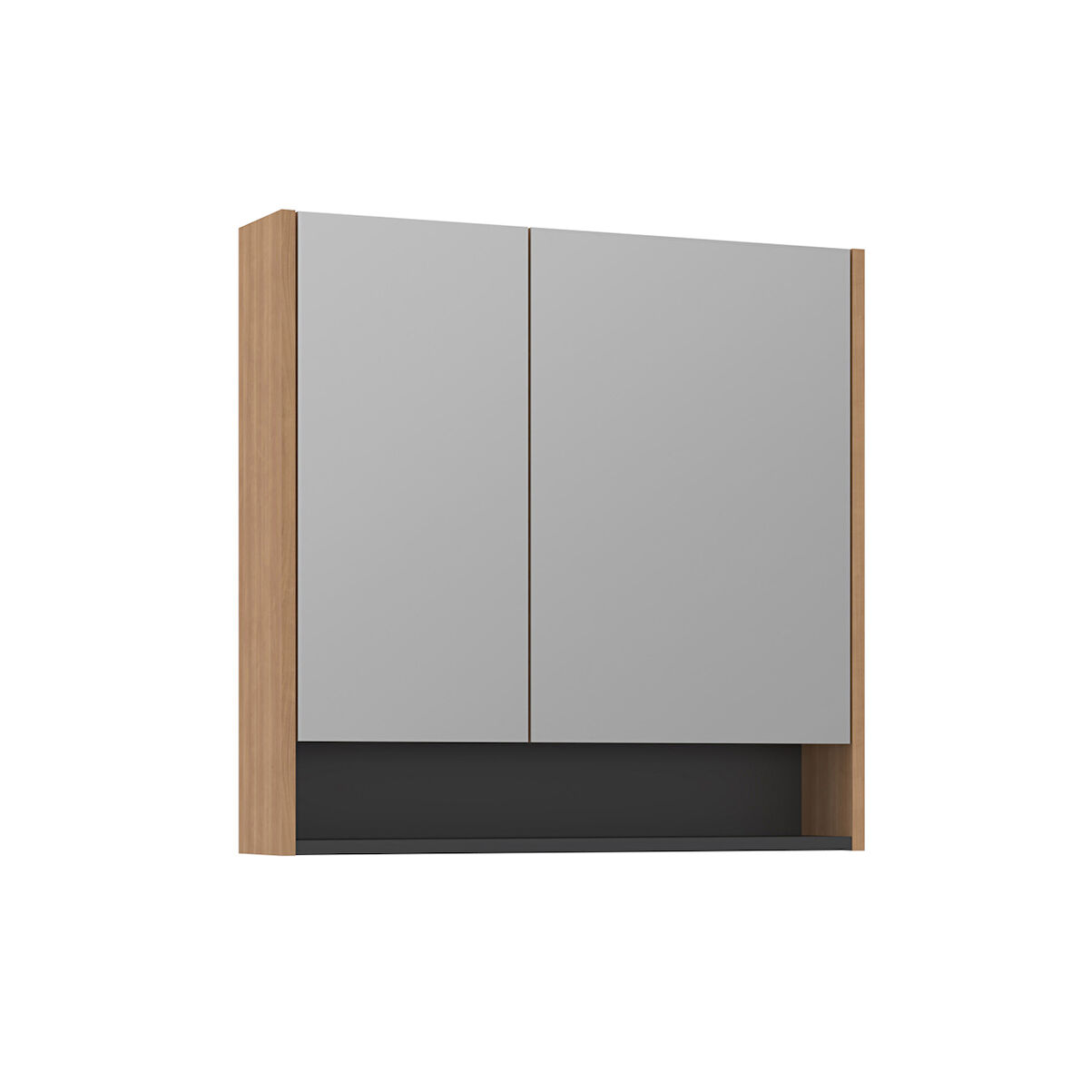 Orka Ricato 80 Cm Banyo Dolabı Üst Modülü  Morgana Kiraz