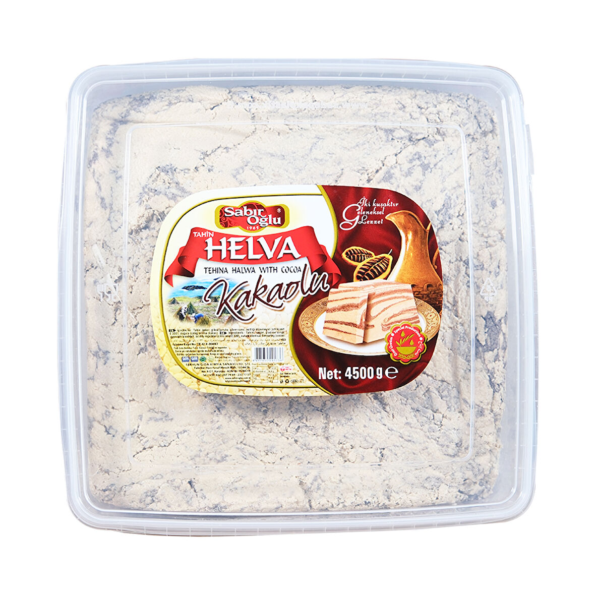 SABIROĞLU KAKAOLU HELVA 4500 GR 