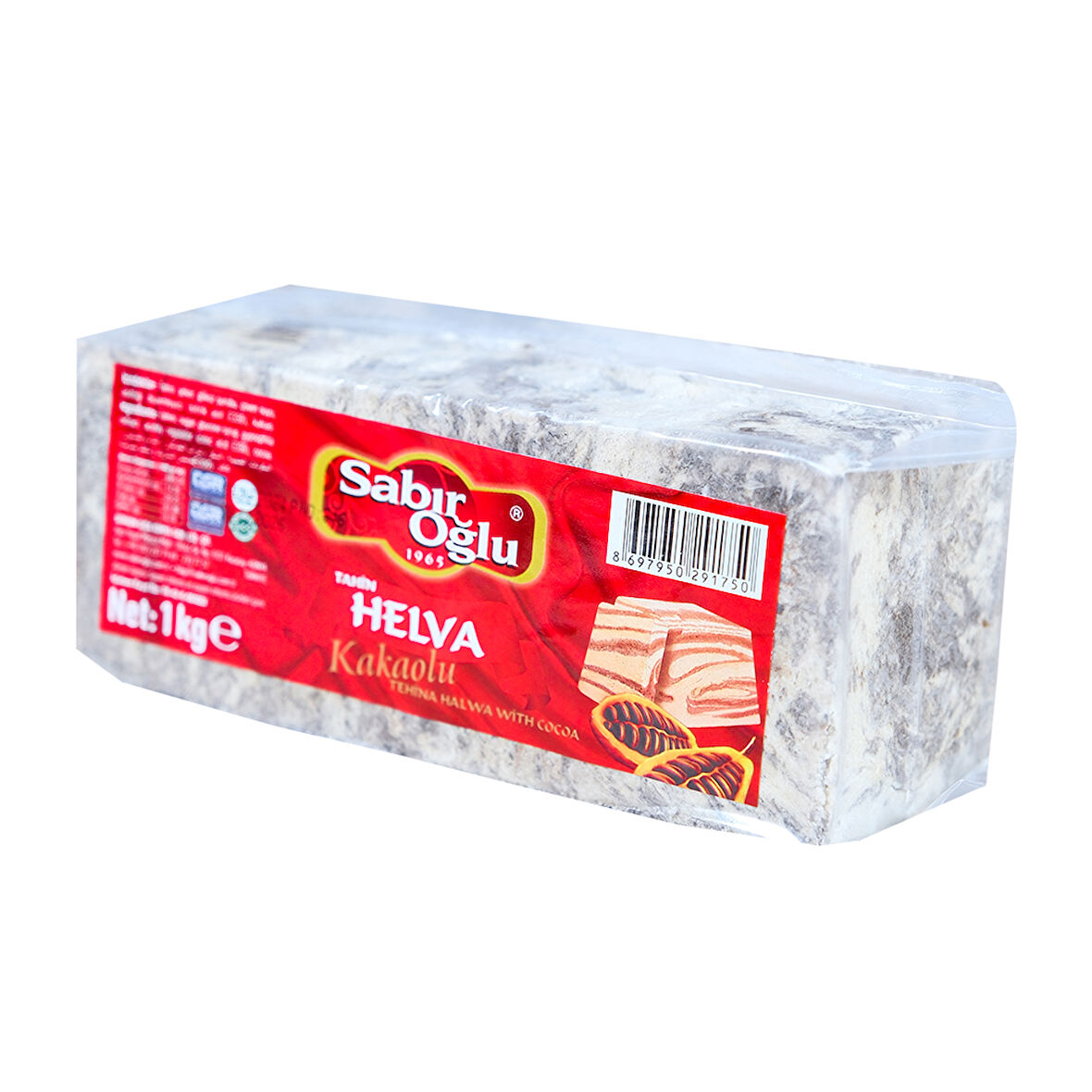 SABIROĞLU KAKAOLU BLOK HELVA 1000 GR 