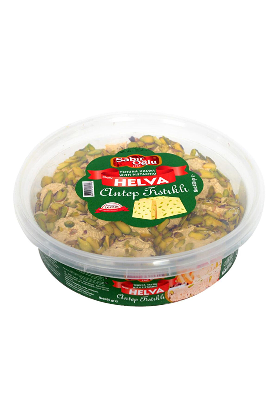 SABIROĞLU FISTIKLI PAPATYA HELVA 450 GR 