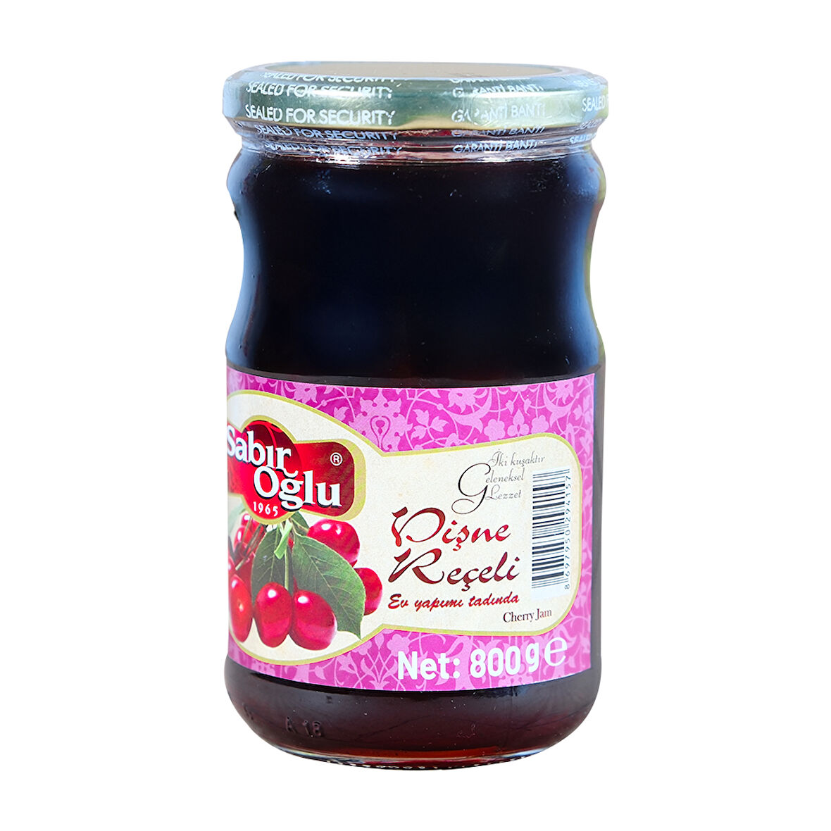 SABIROĞLU VİŞNE REÇELİ NET 800 GR KAVANOZ