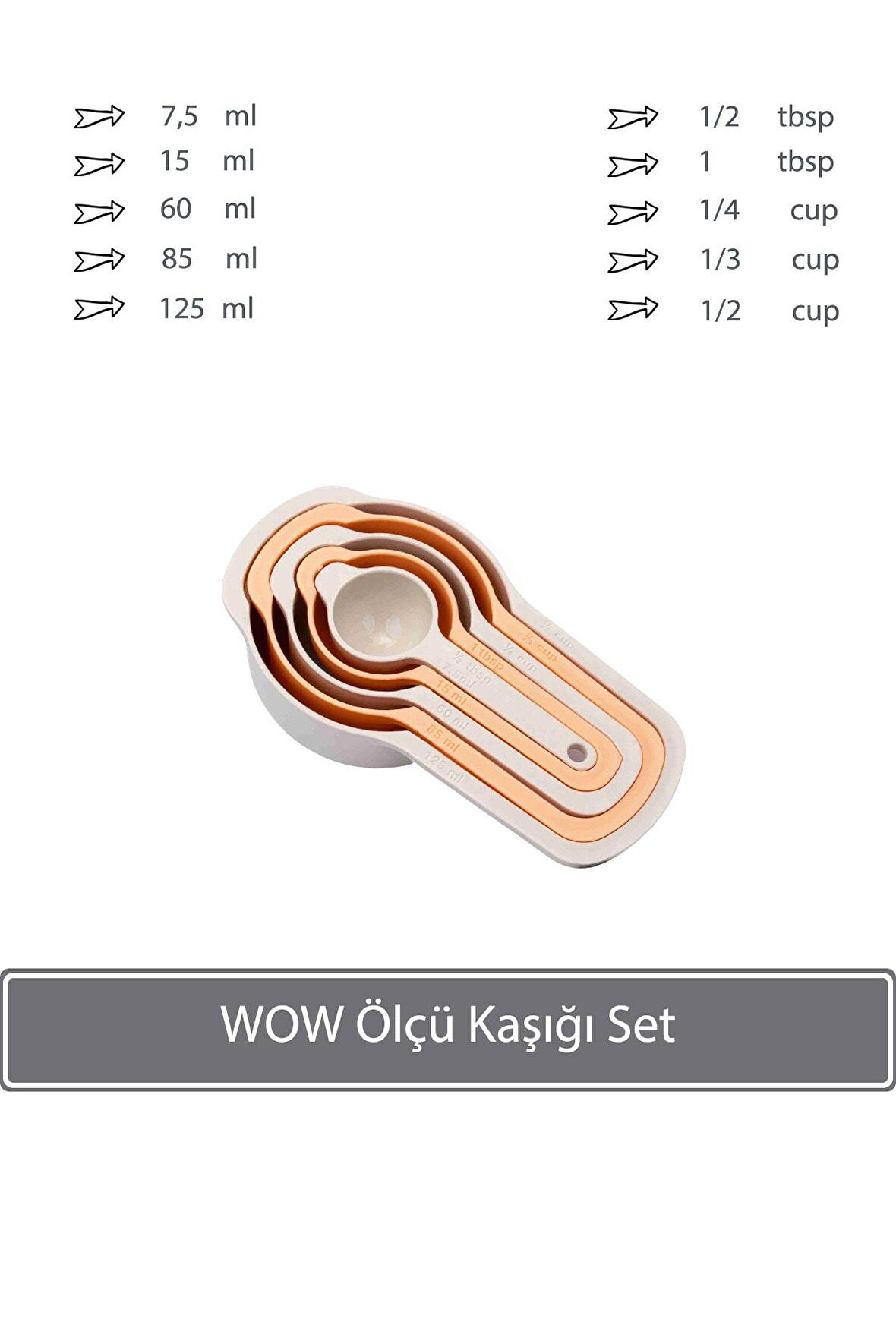 Wow Ölçü Kaşığı Set -latte