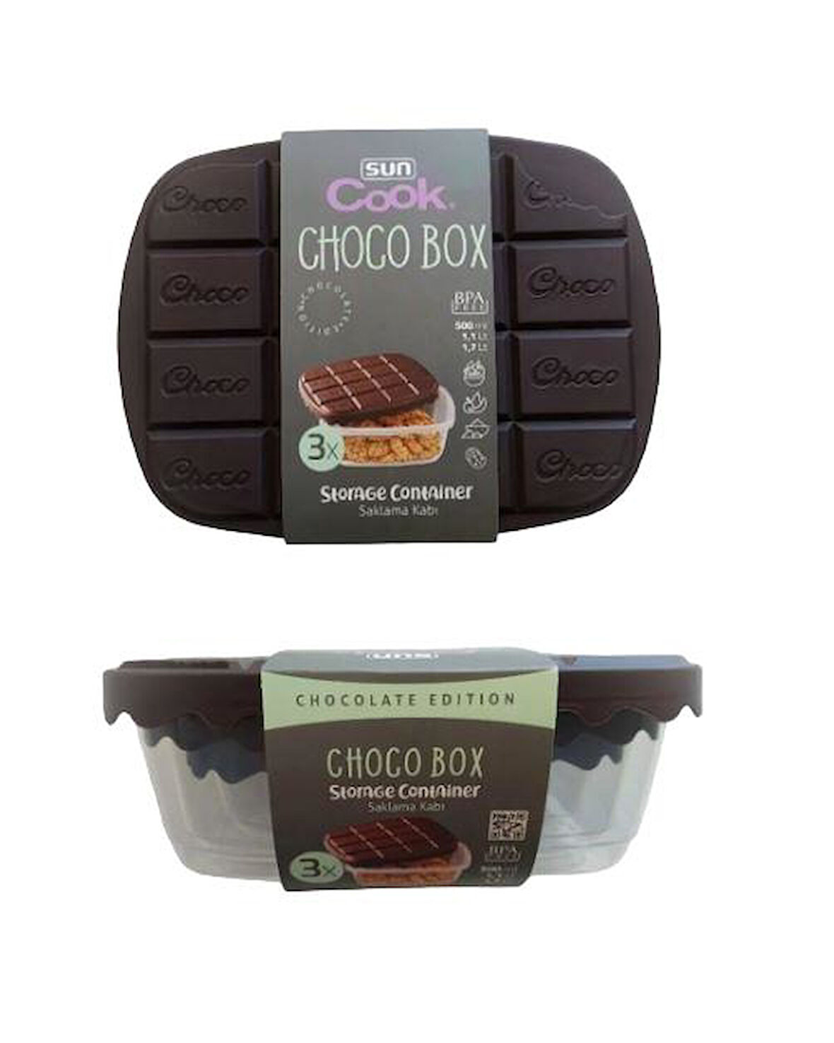 CHOCO BOX 3 LÜ SAKLAMA KABI