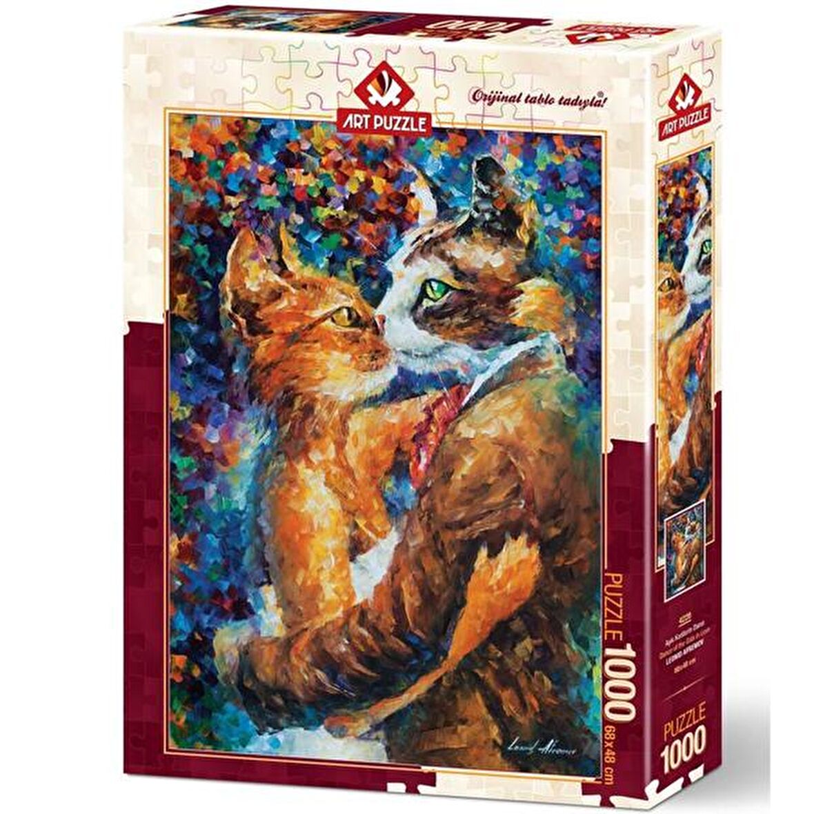 Art Hayvanlar 1000 Parça Yetişkin Puzzle