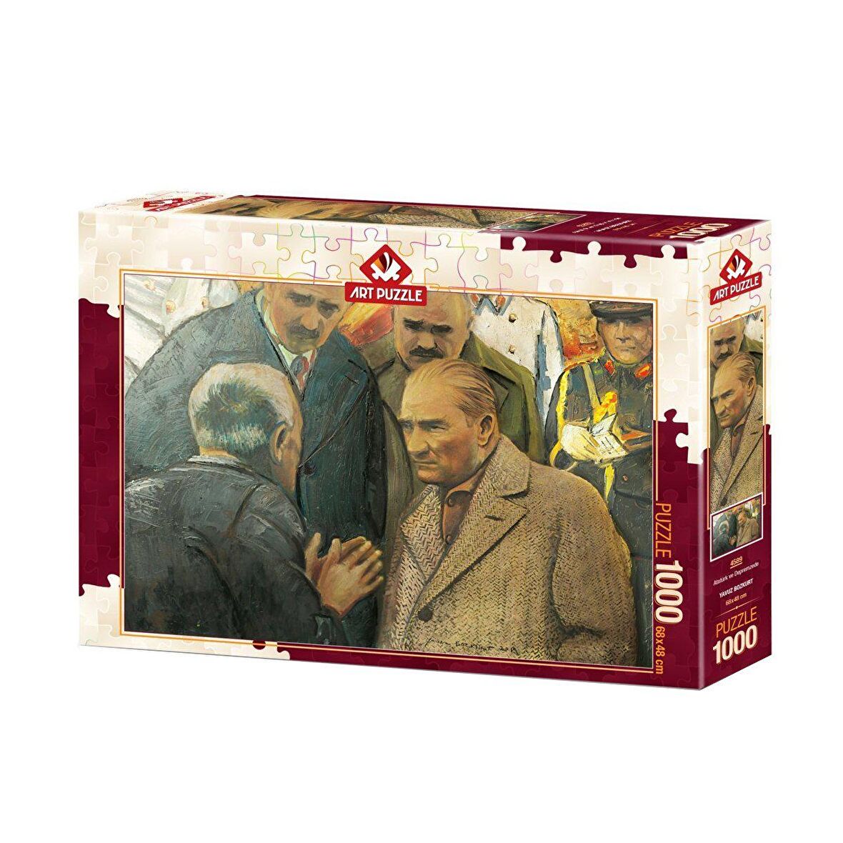 Art Portreler 1000 Parça Yetişkin Puzzle