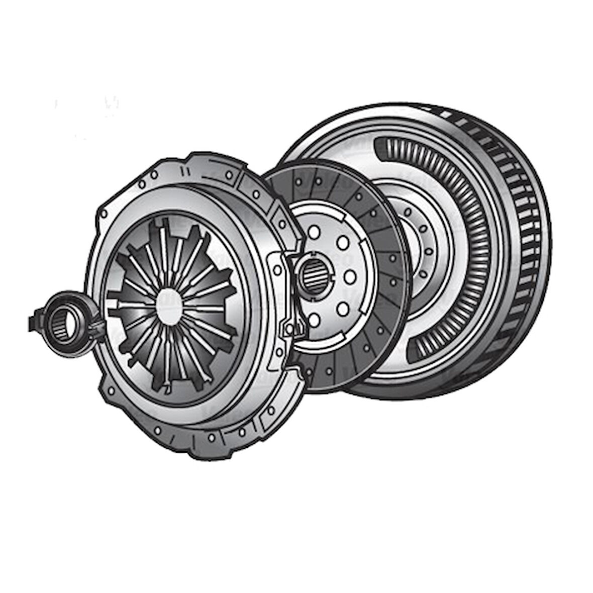 Vag Debriyaj Seti Volanlı Kit Passat 08>10 2.0tdi Cbdc - Valeo 837074