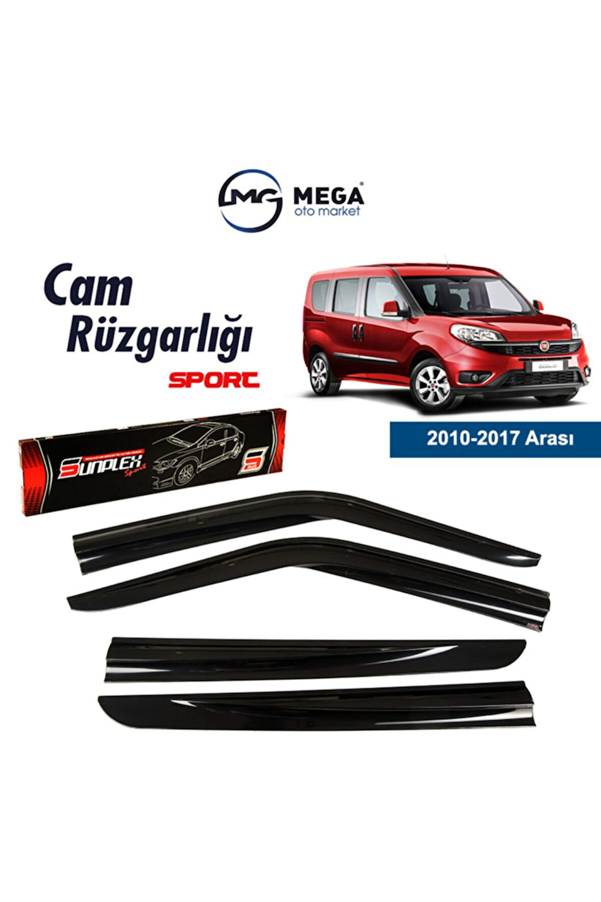 Fiat Doblo 2010- Sonrası Mugen Cam Rüzgarlık