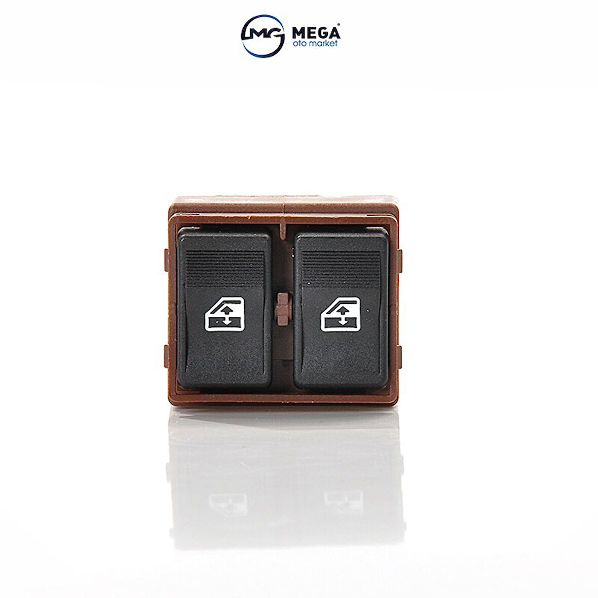 Mega Oto Market Çiftli Cam Düğmesi Anahtarı Doğan Slx ile uyumlu