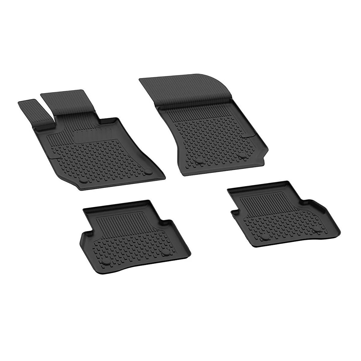 Mega Oto Market 4.5D Havuzlu Oto Paspas Siyah Renk Mercedes CLS Coupe C218 Araç 2011-2018 Arası ile Uyumlu