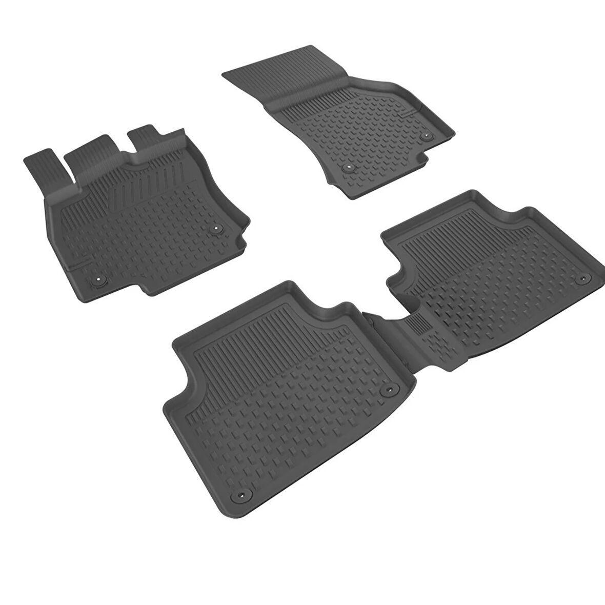 Mega Oto Market 4.5D Havuzlu Oto Paspas Siyah Renk Skoda Scala Araç 2020 ve Üstü ile Uyumlu