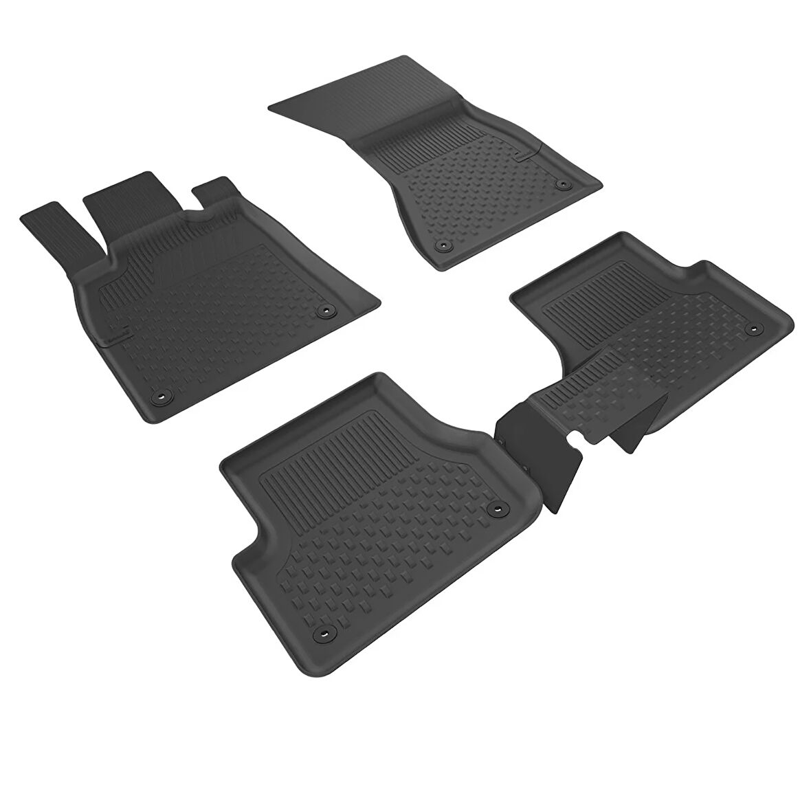 Mega Oto Market 4.5D Havuzlu Oto Paspas Siyah Renk Volkswagen Tiguan Araç 2016-2024 Arası ile Uyumlu