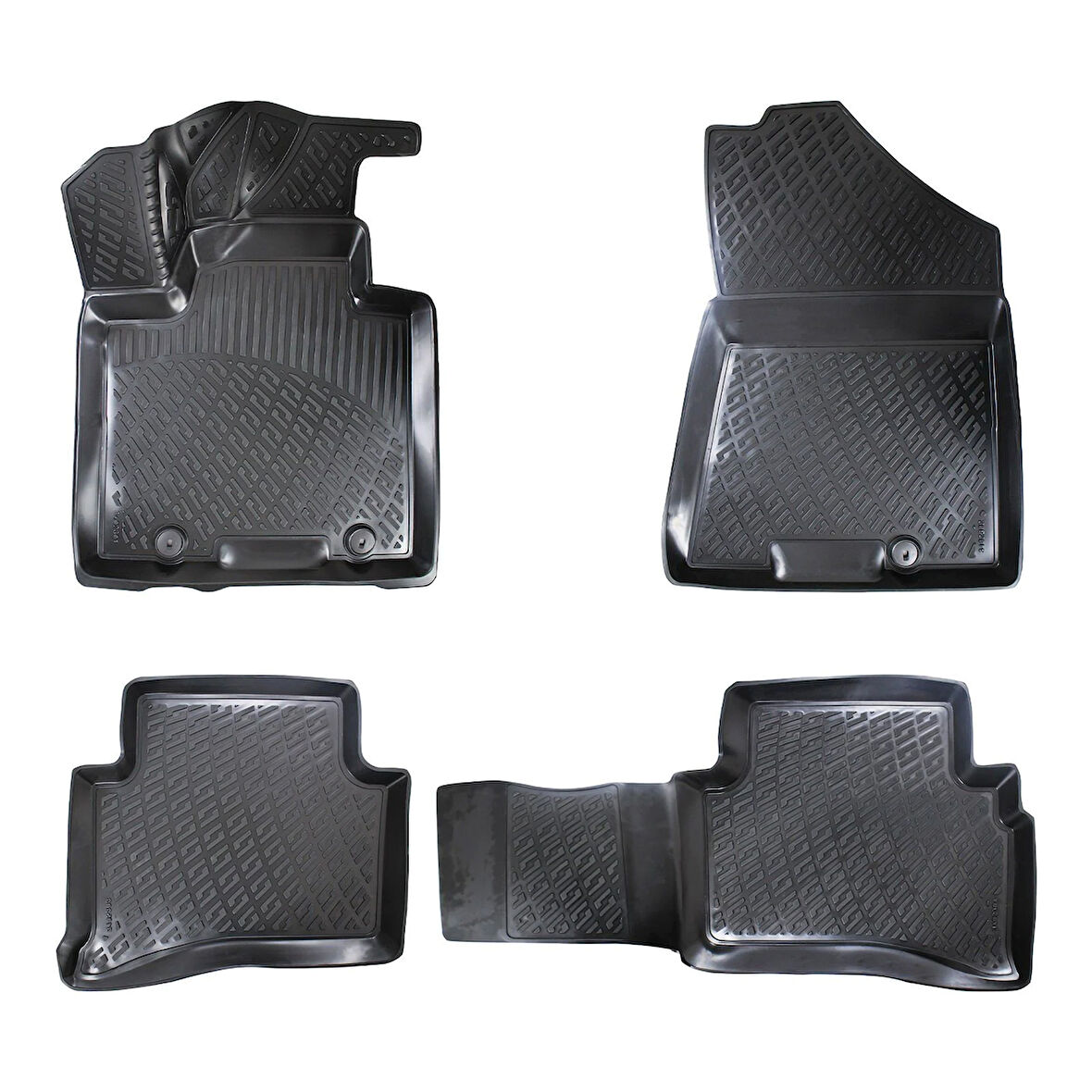 Rizline 3D Oto Paspas Siyah Renk Hyundai Tucson 2015 - 2020 ile uyumlu