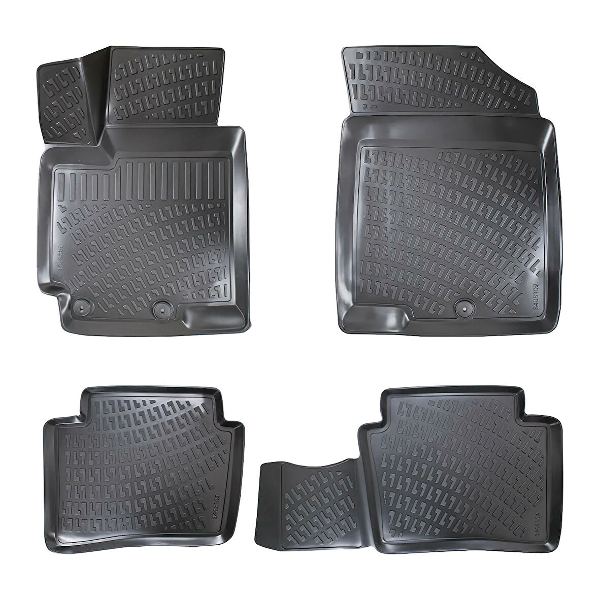 Rizline 3D Oto Paspas Siyah Renk Kia Rio 2011 - 2017 ile uyumlu