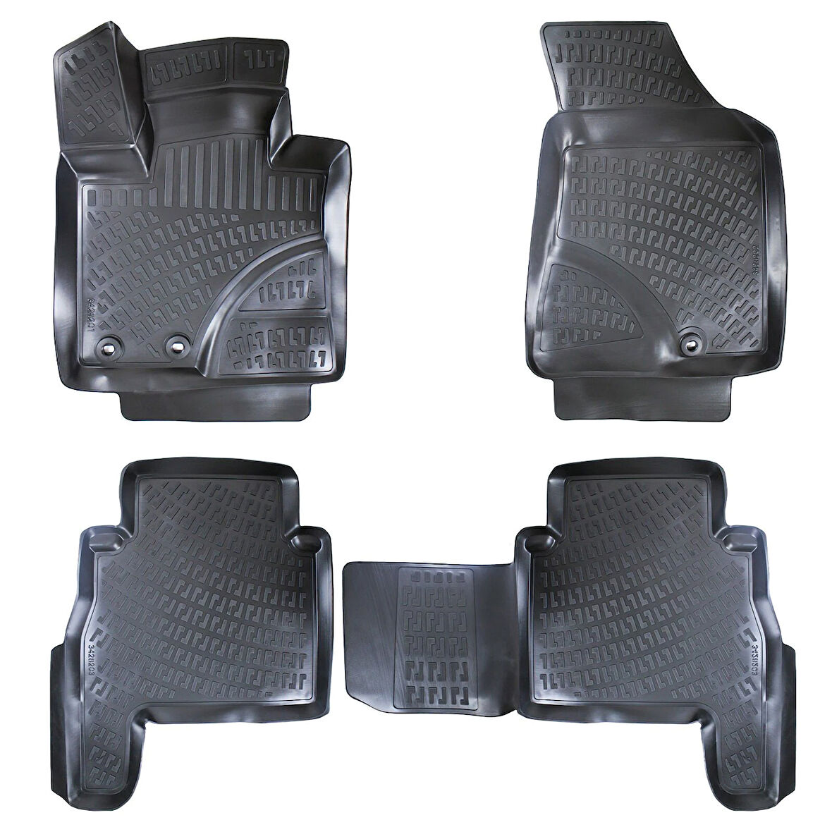 Rizline 3D Oto Paspas Siyah Renk Kia Sorento 2010 - 2015 ile uyumlu