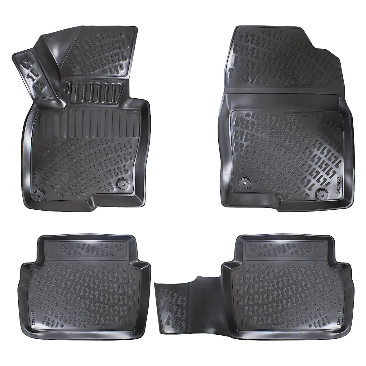 Rizline 3D Oto Paspas Siyah Renk Mazda CX5 2012 - 2017 ile uyumlu