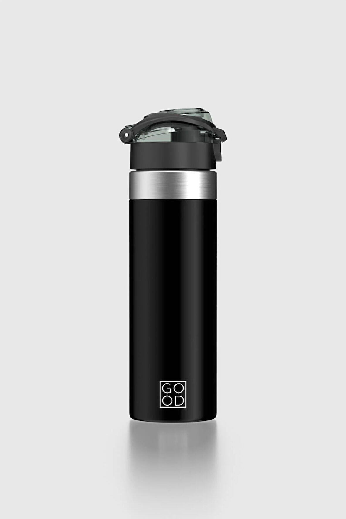 Renga Saga Metal Aksesuarlı 630 ml Tritan Matara 912092 Good Siyah
