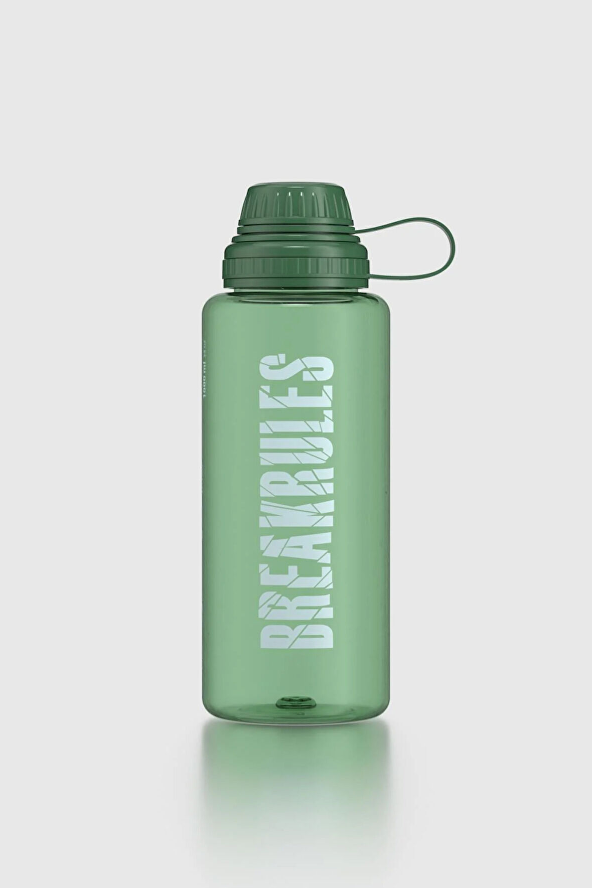 Renga Ege Yazı Desenli 1000 ml Tritan Matara 912141 Yeşil